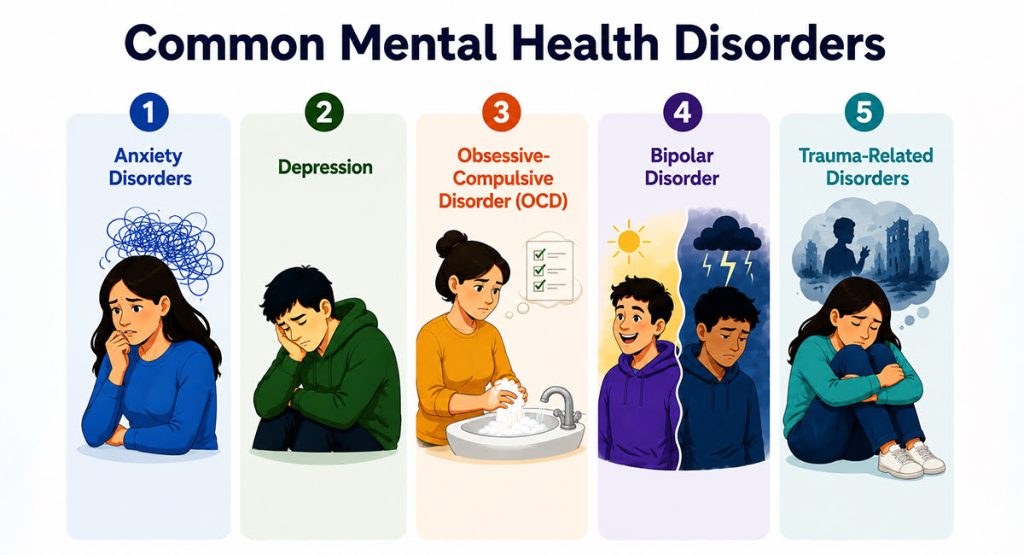 What Are Common Mental Health Disorders