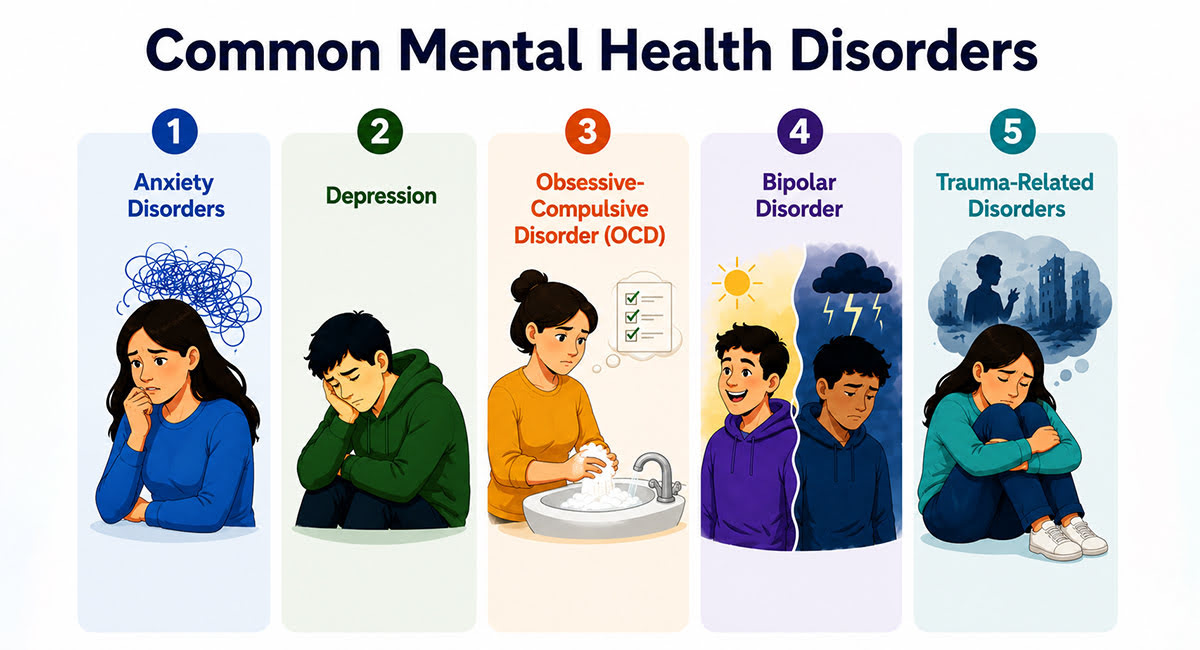 What Are Common Mental Health Disorders